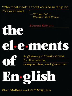 cover image of The Elements of English